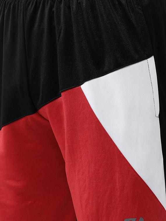 red color block shorts - 16677140 - Zoom Image - 5