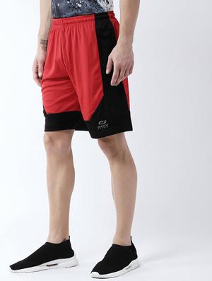 red color block shorts - 16677142 - Standard Image - 2