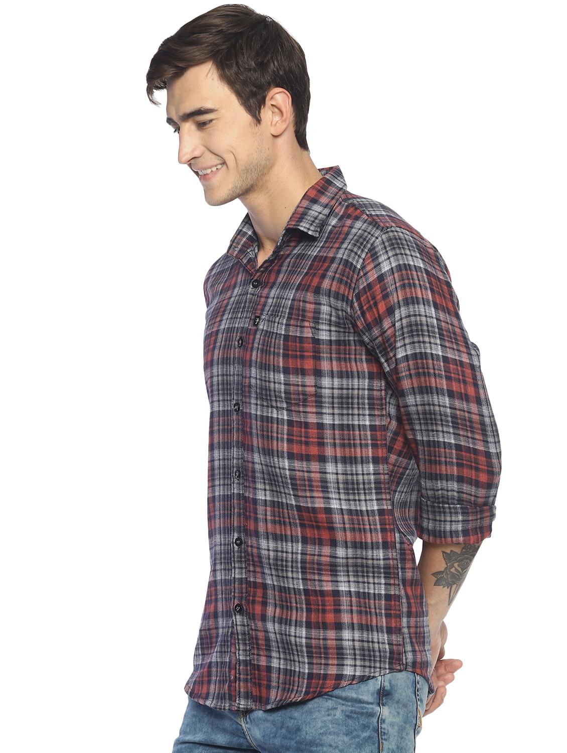 red checkered casual shirt - 16677289 - Zoom Image - 2