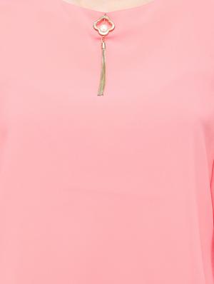 tassel embellished bell sleeved tunic - 16677530 - Standard Image - 5
