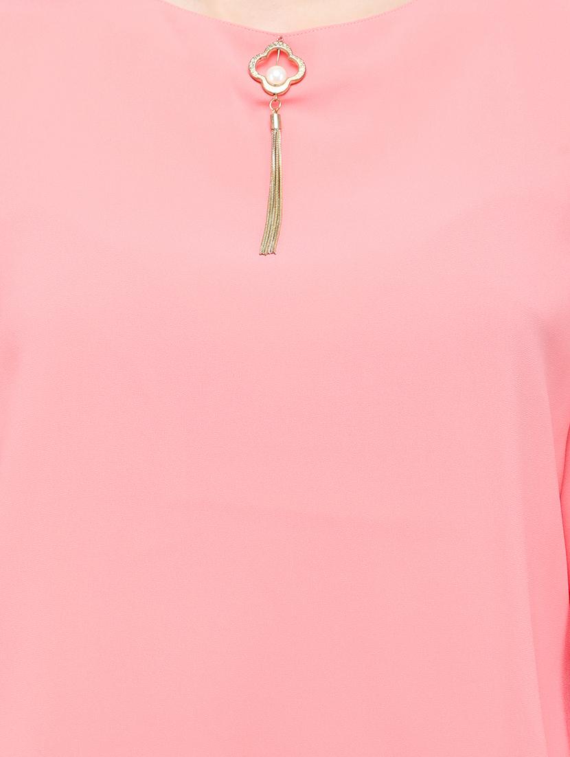 tassel embellished bell sleeved tunic - 16677530 - Zoom Image - 5