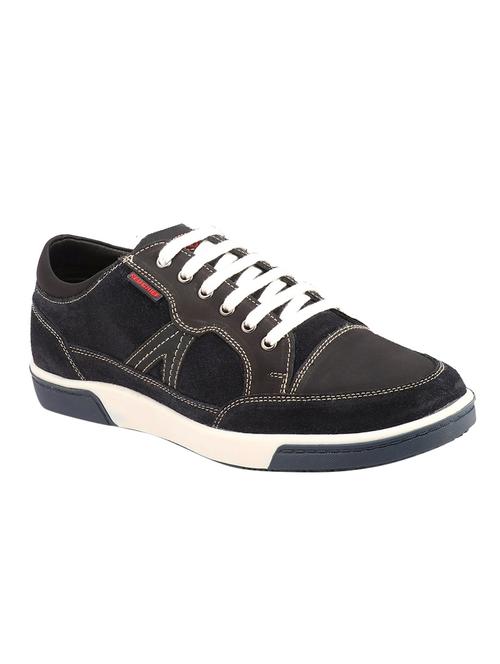 blue suede lace up sneakers - 16677656 - Standard Image - 1