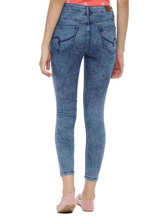 high rise stone washed jeans - 16677698 - Zoom Image - 2