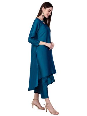 solid high-low kurta - 16677878 - Standard Image - 2