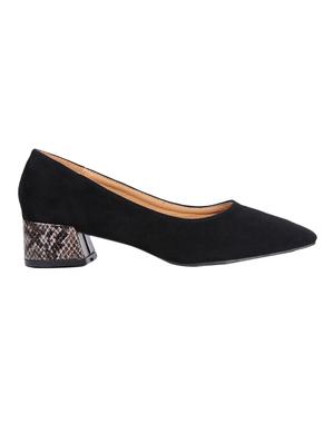 black slip on pumps - 16678016 - Standard Image - 2