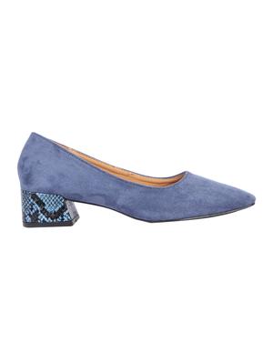 blue slip on pumps - 16678017 - Standard Image - 2