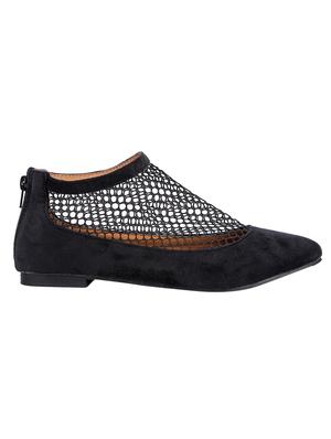 black slip on sandals - 16678033 - Standard Image - 2