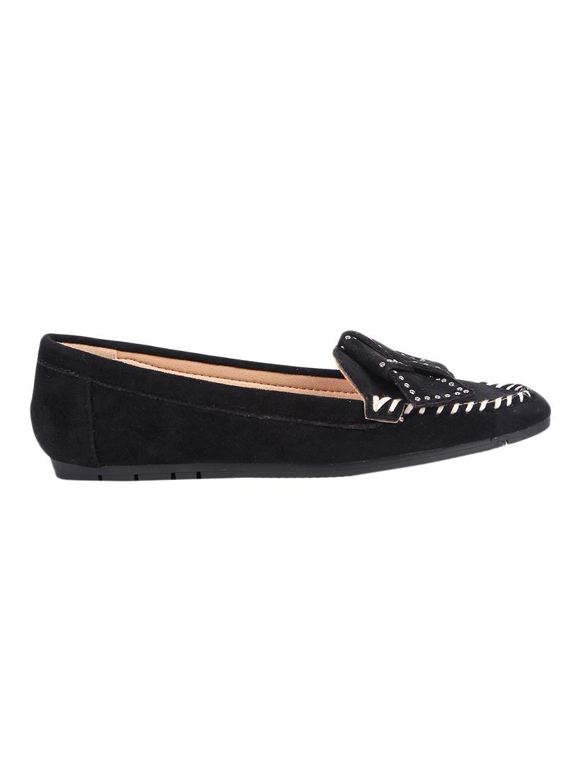 black slip on loafers - 16678053 - Zoom Image - 2
