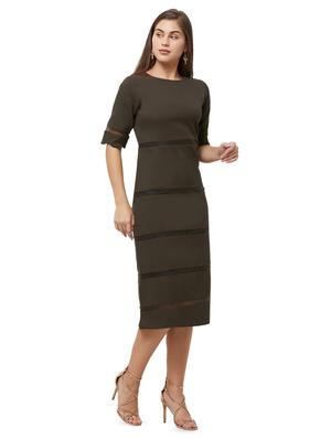 seer detail scallop hem sheath dress - 16679252 - Standard Image - 2