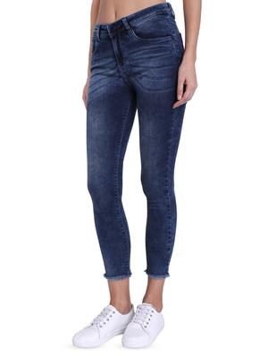 mid rise frayed hem jeans - 16679368 - Standard Image - 2