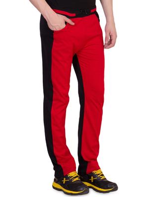 red color block track pant - 16679374 - Standard Image - 2