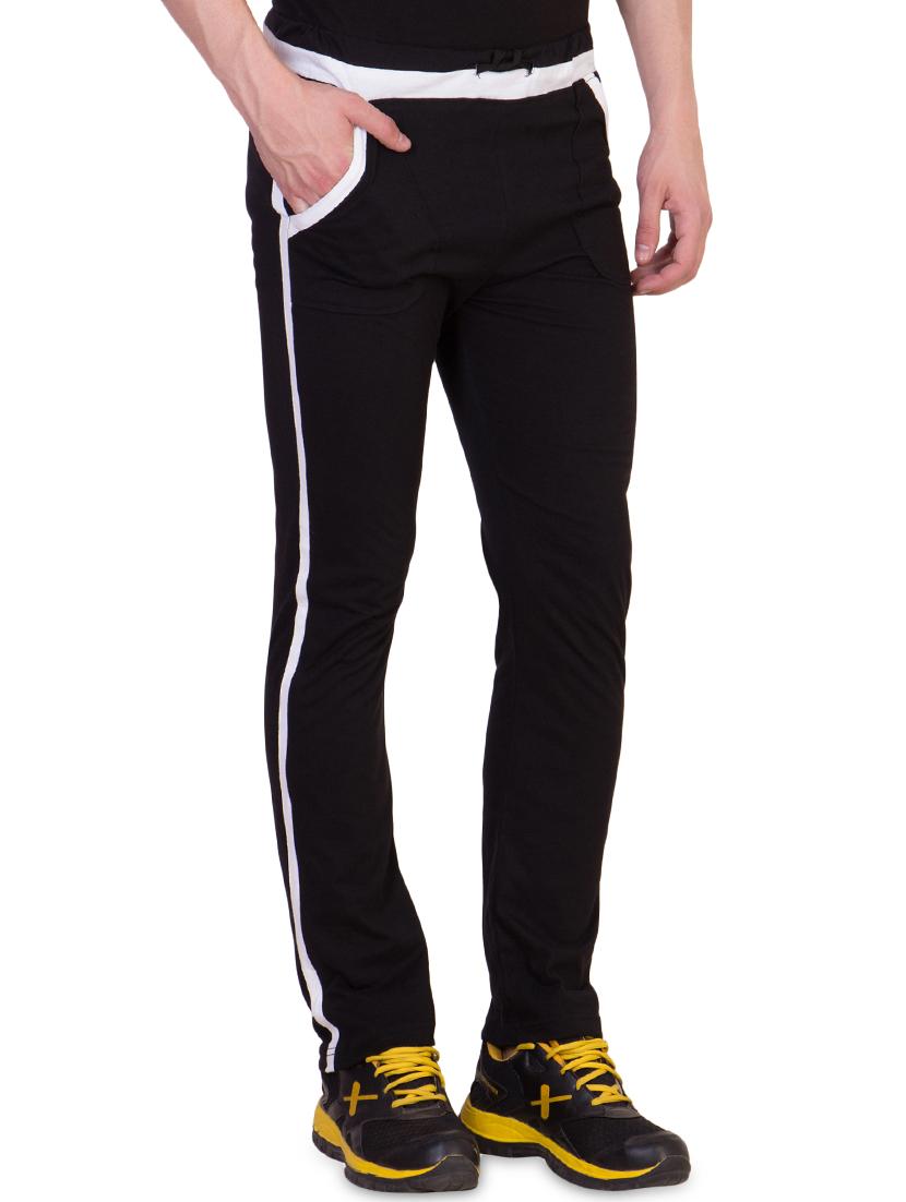 black side striped track pant - 16679387 - Zoom Image - 2