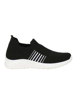 black slip on sports shoes - 16680105 - Standard Image - 2