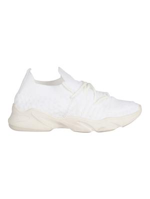 white lace-up sports shoes - 16680107 - Standard Image - 2