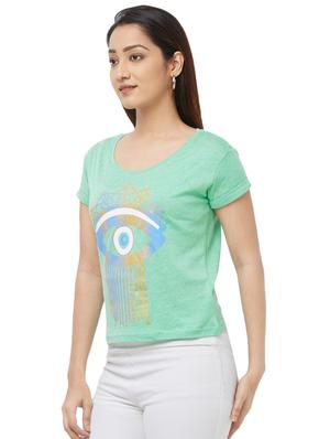 round neck graphic tee - 16680213 - Standard Image - 2