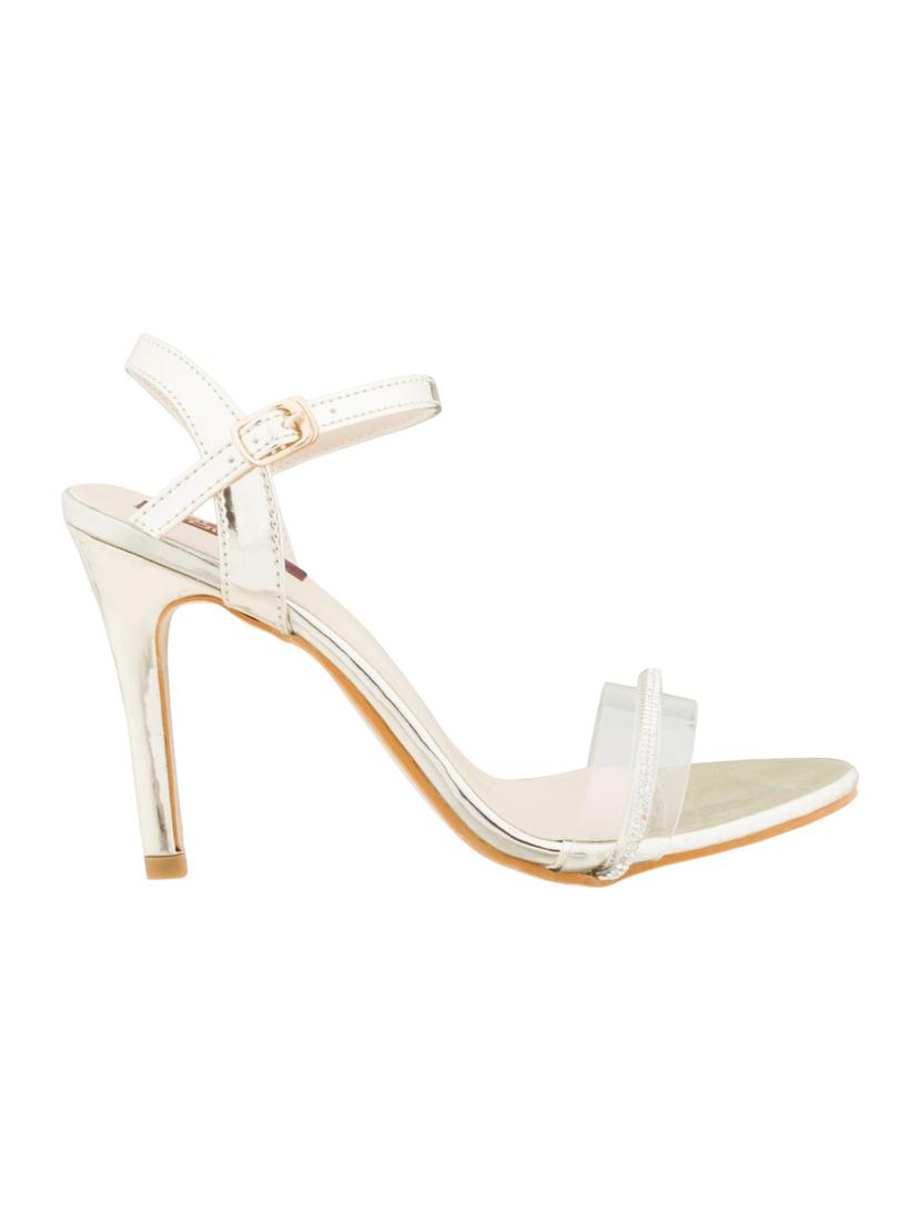 gold back strap sandals - 16680542 - Zoom Image - 2