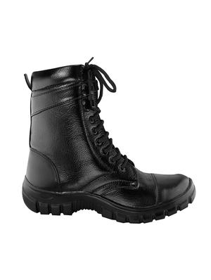 black leatherette high ankle boots - 16680695 - Standard Image - 2