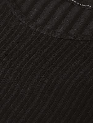 bell sleeved solid top - 16680775 - Standard Image - 5