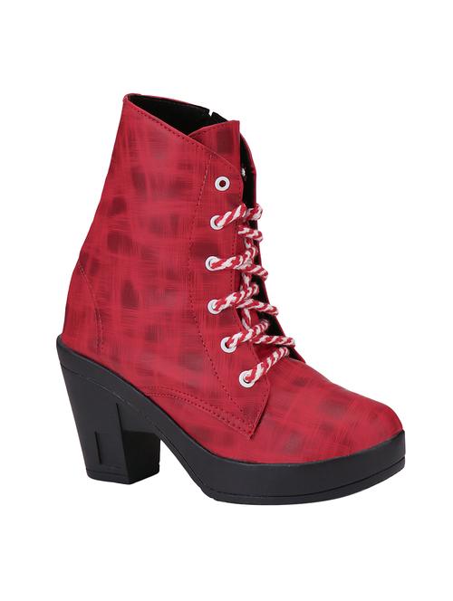 red ankle boots - 16680866 - Standard Image - 1