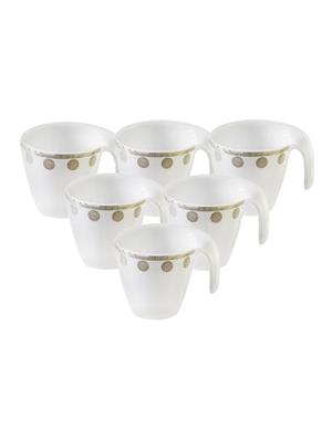 porcelain tea cups with real gold design (set of 6) - 16680895 - Standard Image - 2