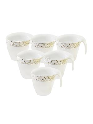 porcelain tea cups with real gold design (set of 6) - 16680896 - Standard Image - 2
