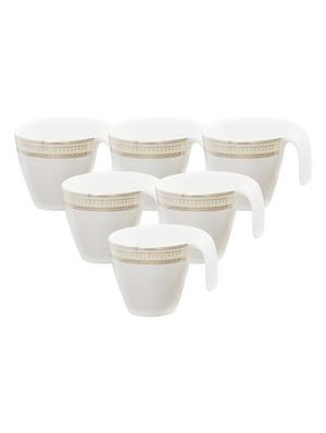 porcelain tea cups with real gold design (set of 6) - 16680897 - Standard Image - 2