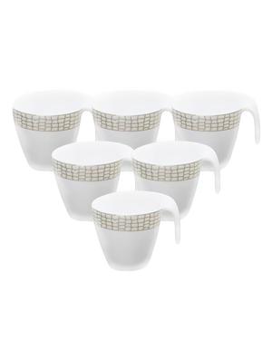porcelain tea cups with real gold design (set of 6) - 16680898 - Standard Image - 2