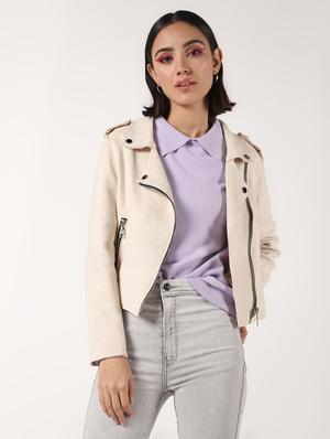 lapel neck crop blazer - 16680929 - Standard Image - 2