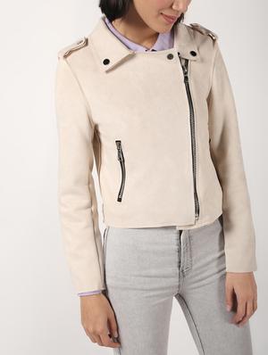 lapel neck crop blazer - 16680929 - Standard Image - 5