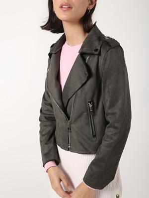 lapel neck crop blazer - 16680931 - Standard Image - 5