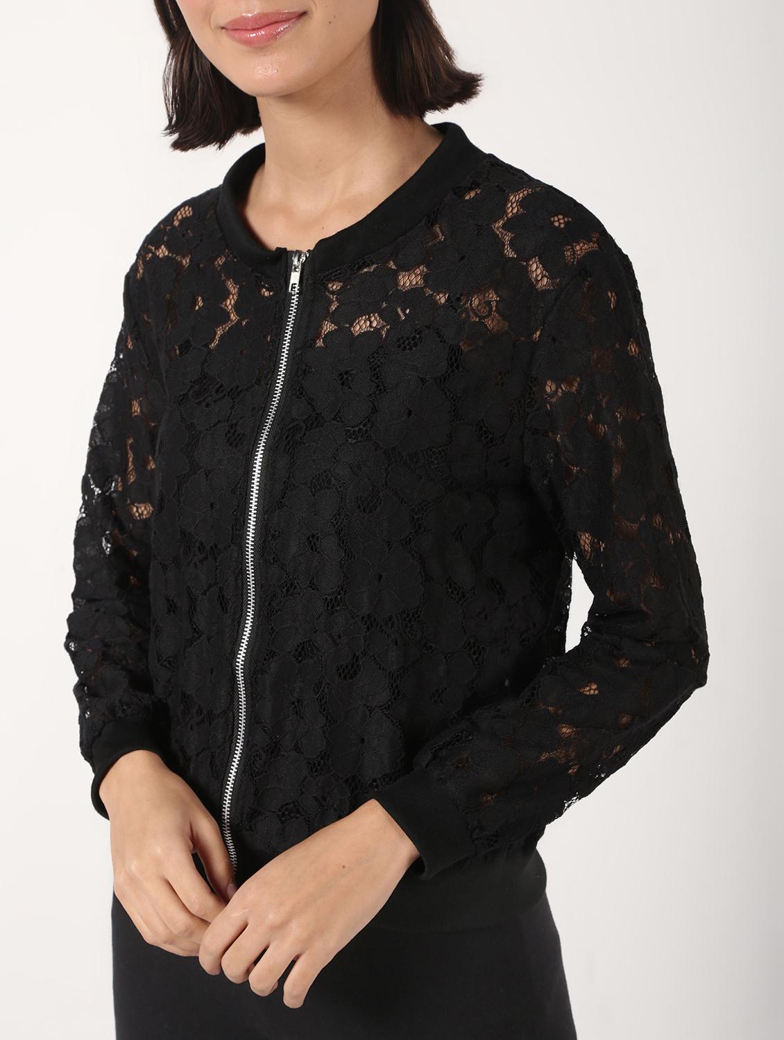 long sleeved laced jacket - 16680941 - Zoom Image - 5