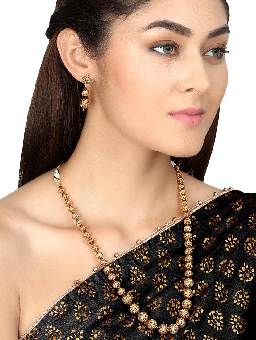 gold plated chain necklace - 16681482 - Zoom Image - 5
