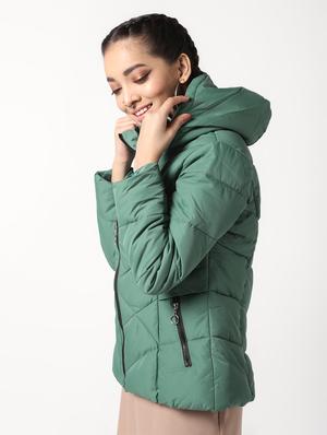 hooded neck quilted jacket - 16681620 - Standard Image - 2