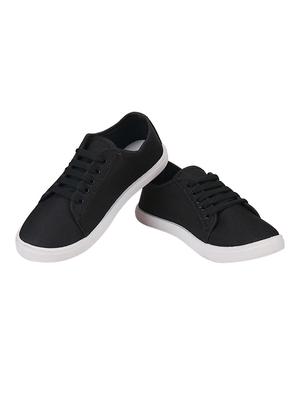 black lace-up sports shoes - 16681632 - Standard Image - 2