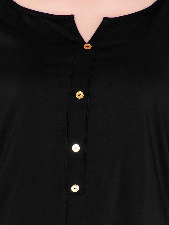 solid straight kurta - 16681932 - Zoom Image - 5