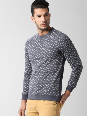 grey printed sweatshirt - 16681980 - Standard Image - 2