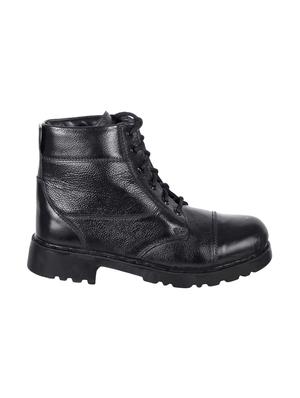 black leatherette high ankle boots - 16682090 - Standard Image - 2