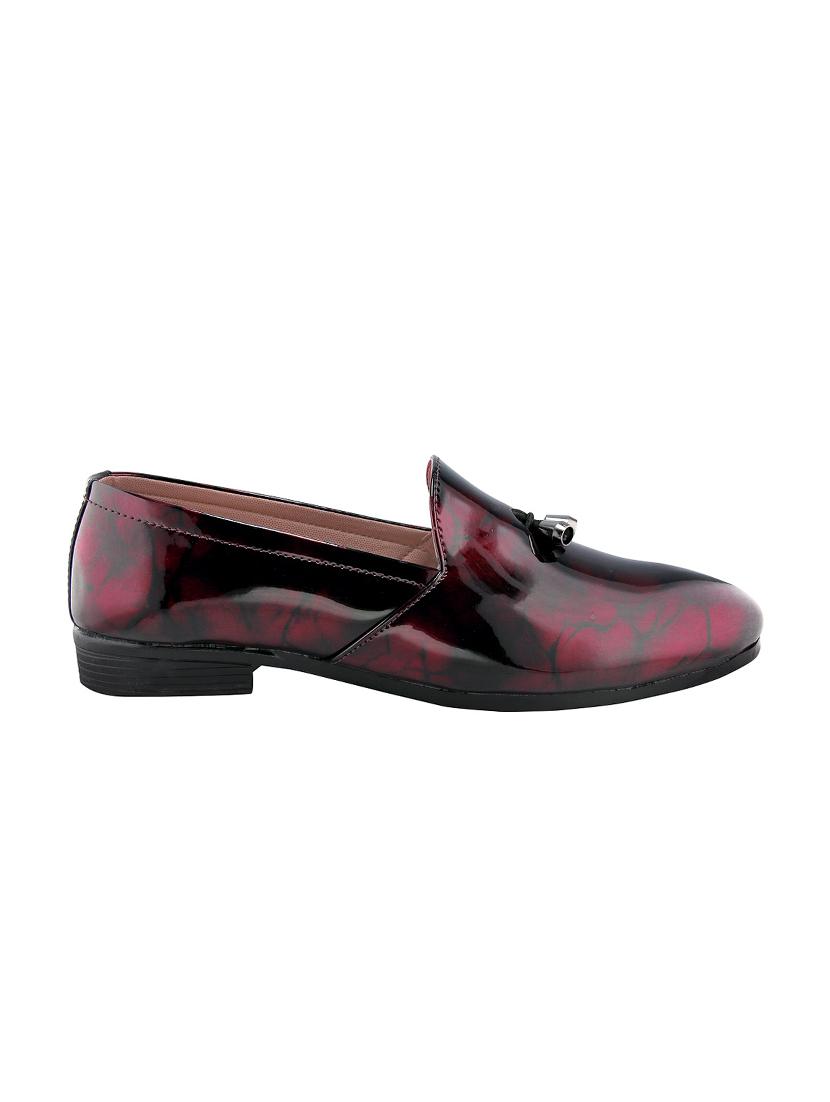 brown patent leather slip ons - 16682098 - Zoom Image - 2