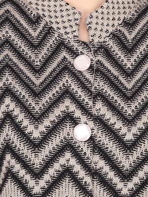 pocket detail long sleeved wool cardigan - 16682106 - Standard Image - 5