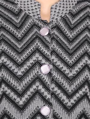 pocket detail long sleeved wool cardigan - 16682107 - Standard Image - 5