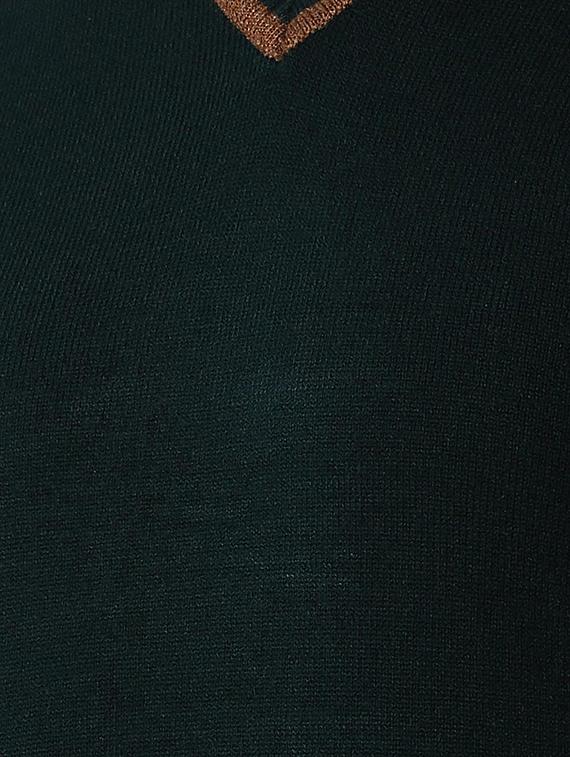 green acrylic solid pullover - 16682458 - Zoom Image - 5