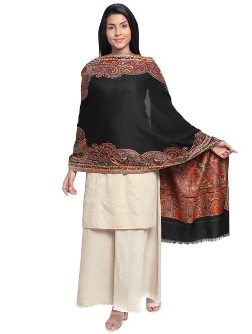 paisley woolen shawl - 16682669 - Standard Image - 1