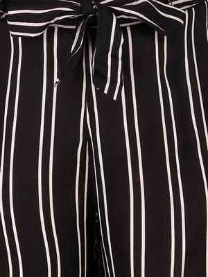 high rise tie knot striped trouser - 16682725 - Standard Image - 5