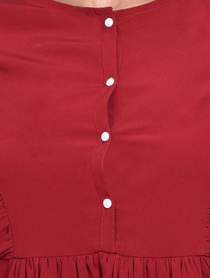 frill detail gathered top - 16684070 - Standard Image - 5