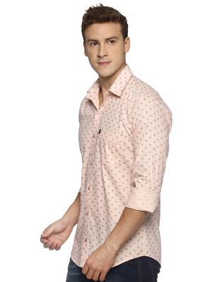 pink printed casual shirt - 16684161 - Standard Image - 2