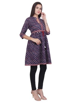 floral a-line kurti - 16684187 - Standard Image - 2