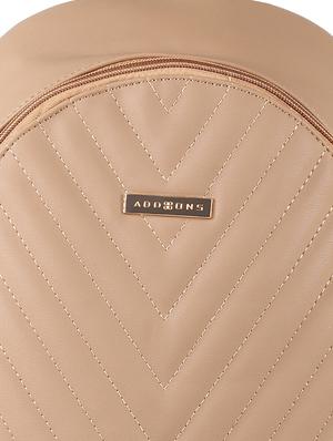 beige leatherette regular backpack - 16684688 - Standard Image - 5