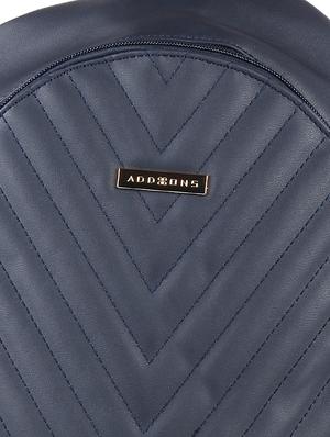 blue leatherette regular backpack - 16684689 - Standard Image - 5