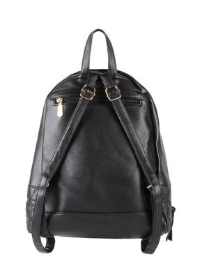black leatherette regular backpack - 16684690 - Standard Image - 2