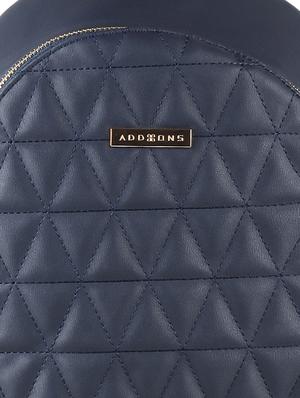 blue leatherette regular backpack - 16684691 - Standard Image - 5